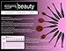 SA Beauty Oval Makeup Brush Set for Foundation Blending Concealer Contour Blush Eyeliner for Face Lips Eyes, Great with Liquid Powder Cream Cosmetics, Tool Gift Set, 10 Piece