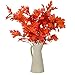 4Pack Artificial Maple Leaves Stems Autumn Leaves Fall Leaves 38