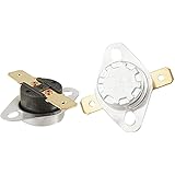 uxcell 2 Pcs 110 Celsius N.C. Thermostat Temperature Controlled Switch KSD301