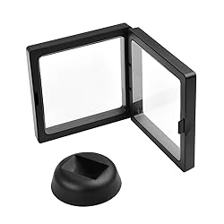 CrazyStorey Set of 10 Pcs Black Diamond Shape