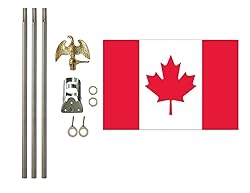 Canada 3x5 ft Outdoor Flag and Flag Pole