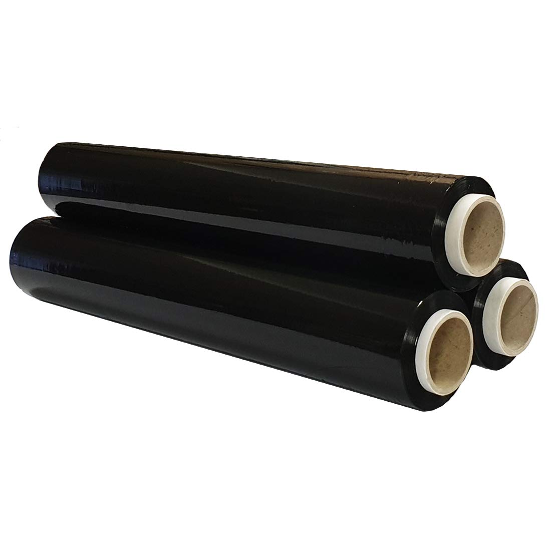 Rouleau de film plastique étirable Noir résistant pour emballage et