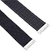 eBoot Black Self Adhesive Back Hook and Loop Tape Strip Fabric Tape (0.75 Inch x 32.8 Feet)