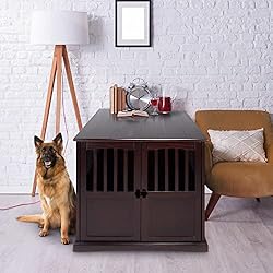 Casual Home Wooden Extra Large Pet Crate, End