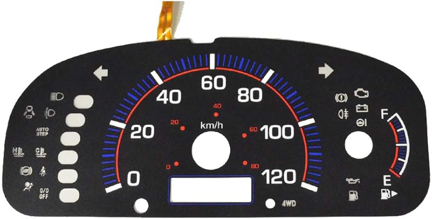 Amazon ファクトリーダイレクト Elメーターパネル El Sz04bk ブラックパネル Every エブリイバンda64v At車 05 15 H17 H27 Suzuki スズキ Elスピードメーター パネル レーシングダッシュ製 スピードメーター 車 バイク