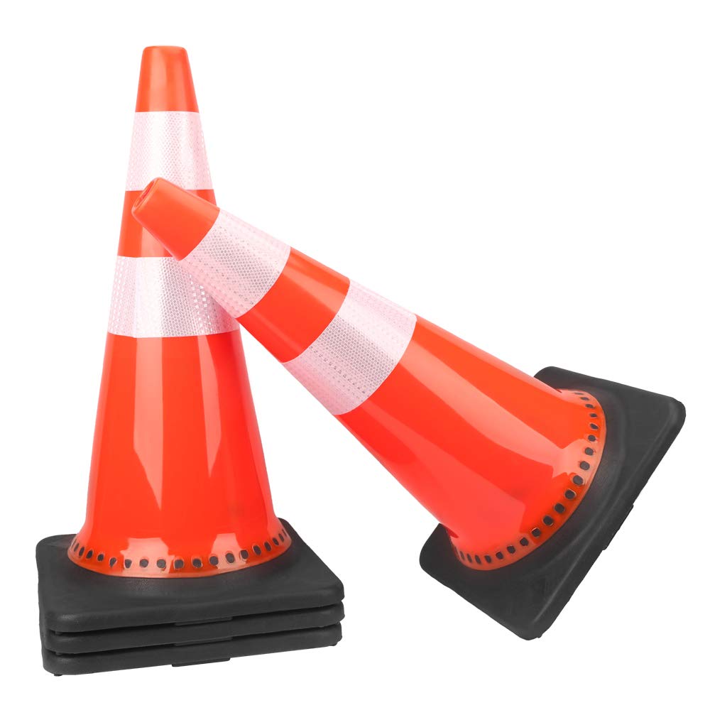 8 Cones 28 Traffic Cones Plastic Road Cone PVC Safety Road Parking