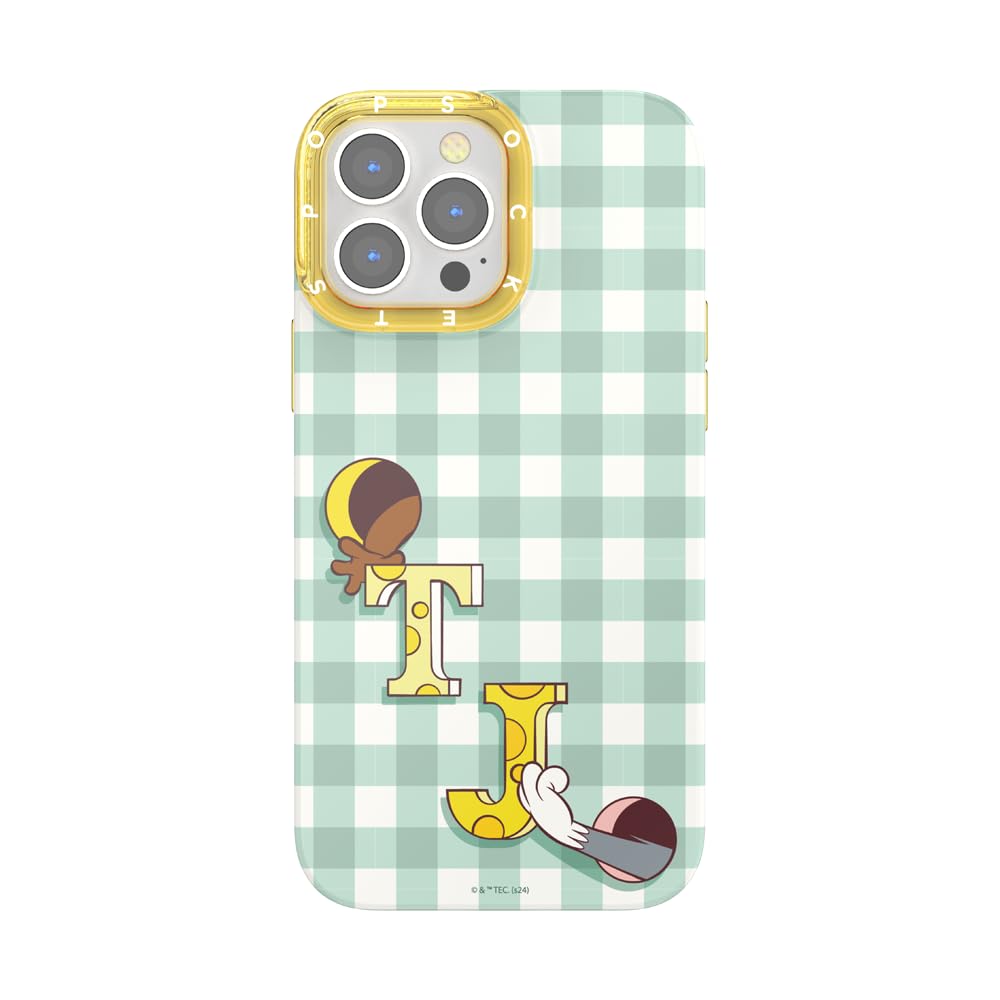 PopSockets iPhone 13 Pro Max Case Compatible with MagSafe, Phone Case for iPhone 13 Pro Max, Wireless Charging Compatible- Tom & Jerry Picnic