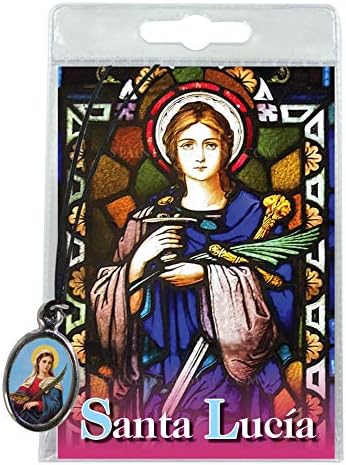 Ferrari & Arrighetti Heilige Lucia Medaille mit Gebet - Spanisch, 4er Pack:  Amazon.de: Küche & Haushalt