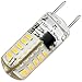 Kakanuo G8 LED Bulb Dimmable 2 Watt Warm White 3000K G8 Bi-Pin Base 40X3014SMD AC 110-130V for Under Counter Kitchen Lighting (Pack of 4)
