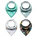 Quest Sweet - Baby Bandana Drool Bibs - 4 Pack Set