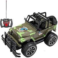 ECCRIS Remote Control Army Off Road Extreme Terrain Jeep Vehicle Toy Truck Car , Camouflage