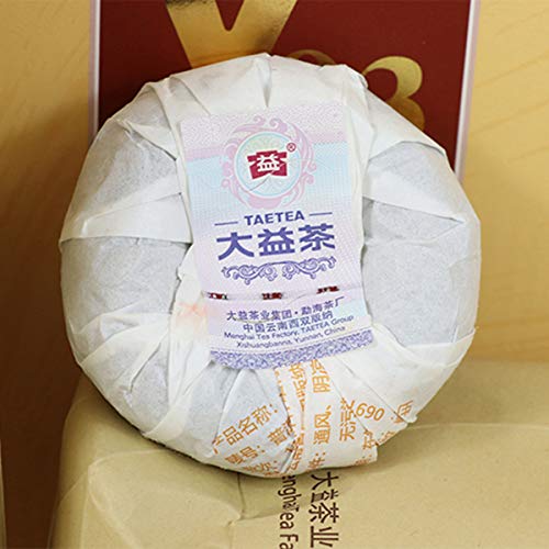HELLOYOUNG Pu-Erh-Tee 500 g Reifer Pu'er-Tee Alter Puer-Tee Meng Hai-Tee Schwarzer Tee Gekochter Pu-Erh-Tee Chinesischer Tee Gesunder Puerh-Tee Roter Tee QiZi cha – Bild 5