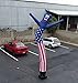 American Flag USA 20 Foot Tall Inflatable Tube Man Air Powered Waving Puppet for Outdoors, Replacement Dancer Only, Motor is NOT Included