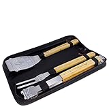 VW Collection By BRISA VW T1 Bus BBQ 3-pc Utensil Set With Carrying Case