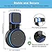 Amazom Echo Dot 3rd Gen Wall Mount, Outlet Wall Mount Hanger Holder for Echo Dot 3rd Generation,Built-in Cable Management, Plug in Kitchens, Bathroom and Bedroom- Black