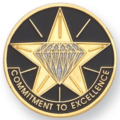 SHOP AWARDS AND GIFTSCommitment To Excellence Lapel Pin - Pack of 10