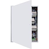 VEVOR Metal Access Panel, 25.2 x 33.2in Galvanized Steel Access Door | For Ceiling Plumbing Electrical, Easy Install Hinged Service Panel with Screwdriver Latch, 24.4 x 32.4in Cutout Size White