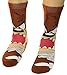 Looney Tunes Tasmanian Devil Lil Taz Crazy Photo Real Men's Crew Socks