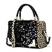 Women Bag, Gillberry Women Sequin Leopard Messenger Cross Shoulder Bag Handbag HandBag (Black)