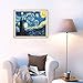 5D DIY Starry Night Diamond Painting By Number Kits For Adults Round Full Drill Crystal Rhinestone Van Gogh Embroidery For Canvas Wall Decoration 12X16 Inches