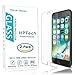 HPTech iPhone 6 Plus, 6S Plus, 7 Plus, 8 Plus Screen Protector - (2-Pack) Tempered Glass Film for Apple iPhone 8 Plus, 7 Plus, iPhone 6S Plus, 6 Plus with Lifetime Replacement Warranty