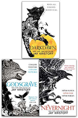 The Nevernight Chronicle Series 3 Books Collection Set by Jay Kristoff - Nevernight, Godsgrave, Darkdawn
