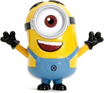 Figura Coleccionable Minions Metal 7 cm, Stuart, Kevin, Otto o Bob, Ola 1, Sorpresa aleatoria, Regalo optimo, A Partir de 8 años (253250005)