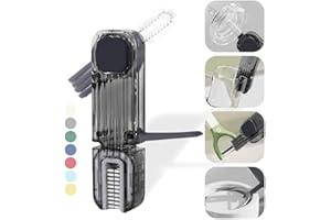 VIDONIO 4 in 1 Cup Lid Gap Cleaning Brush, Multifunctional Insulation Bottle Cleaning Tools, Mutipurpose Tiny Silicone Cup Holder Cleaner, Home Kitchen Cleaning Tools