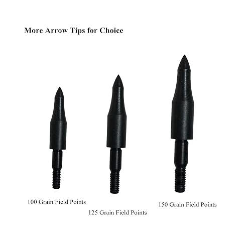 Target Arrows Tips Hunting Crossbows 12pcs 75 Grain Field Points, 75gr Crossbow Arrow Tips ...