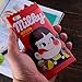 ChillNChic Milky Candy Wrapper Design Soft TPU Cases Covers for Apple iPhone 6 / 6s 4.7 Inches Red Girls Boy Kids Gift Fun Creative Cute Lovely Unique Novelty Japanese Cartoon Animation