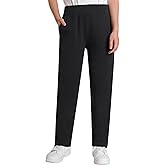 Weintee Women's Petite Pull On Knit Pants for Elderly