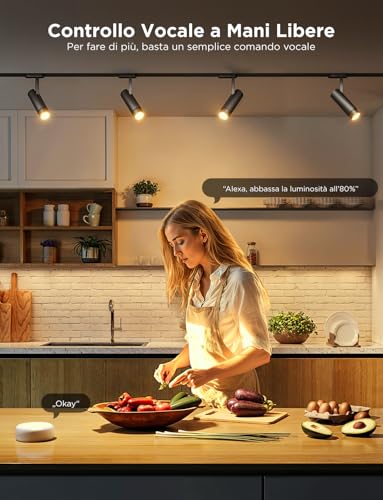 Govee WiFi Smart GU10 Bulbs, Smart LED Bulb RGBWW WiFi and Bluetooth, Compatible with Alexa and Google Assistant, 400LM Dimmable 16 Million Colours Music Sync, 4 Pieces