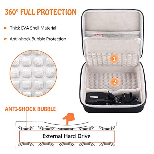 BOVKE Hard Drive Case For Seagate Backup Plus Hub External Hard Drive