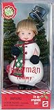 Barbie Kelly Club Snowman Tommy doll ornament too by Mattel