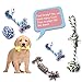 SZKOKUHO Dog Chew Toys Puppy Teething Cotton Rope Toy Gift Set Natural (6 Pack)