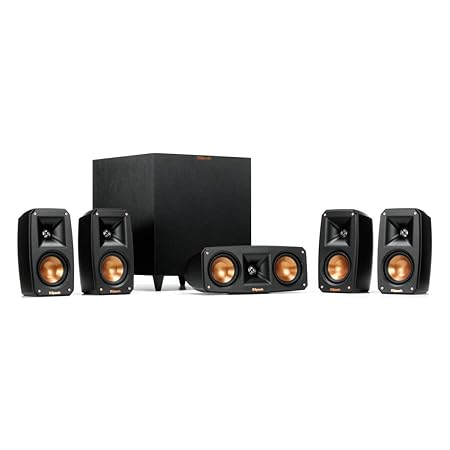 Klipsch Reference Theater Pack 5 1 Channel Surround Sound System Wireless High Fidelity Subwoofer Wall Mountable Design Spmor 32gb Sd Card Amazon In Electronics