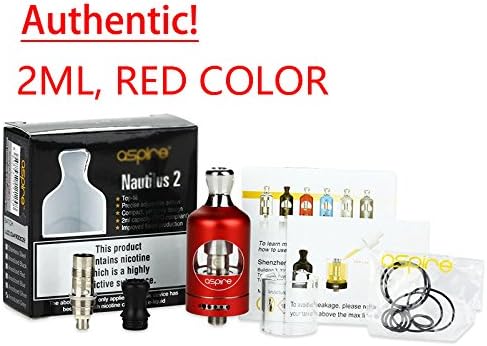 Authentic Ǟspirȇ NǞutilus 2 2ml TǞNḰ With ḂVC COĬLs RED