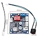 ELEGIANT DC 12V PWM PC CPU Temperature Controller Board - 4 Wires Fan Speed Controller with High-Temp Alarm