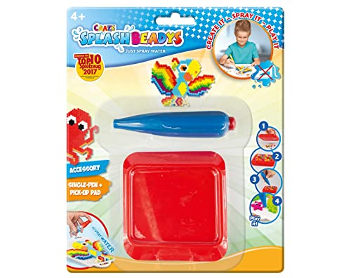 Craze Splash Beadys Penna individuale per perline d'acqua per bambini, penna per applicatore di perline d'acqua 4 diversi colori, fai da te, artigianato per bambini, multicolore 11157