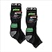Prince Men's Performance Plus Athletic Quarter Socks with Arch Support for Running, Tennis, and Casual Use (Men's Shoe Size 6-12 (US), Black)