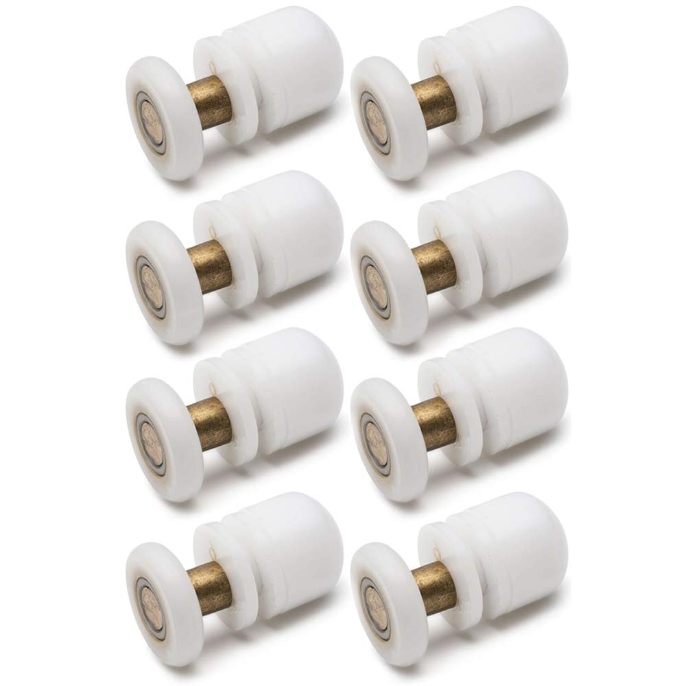 Set of 8 Shower Door Rollers Wheels Pulley Runners Roller 23mm