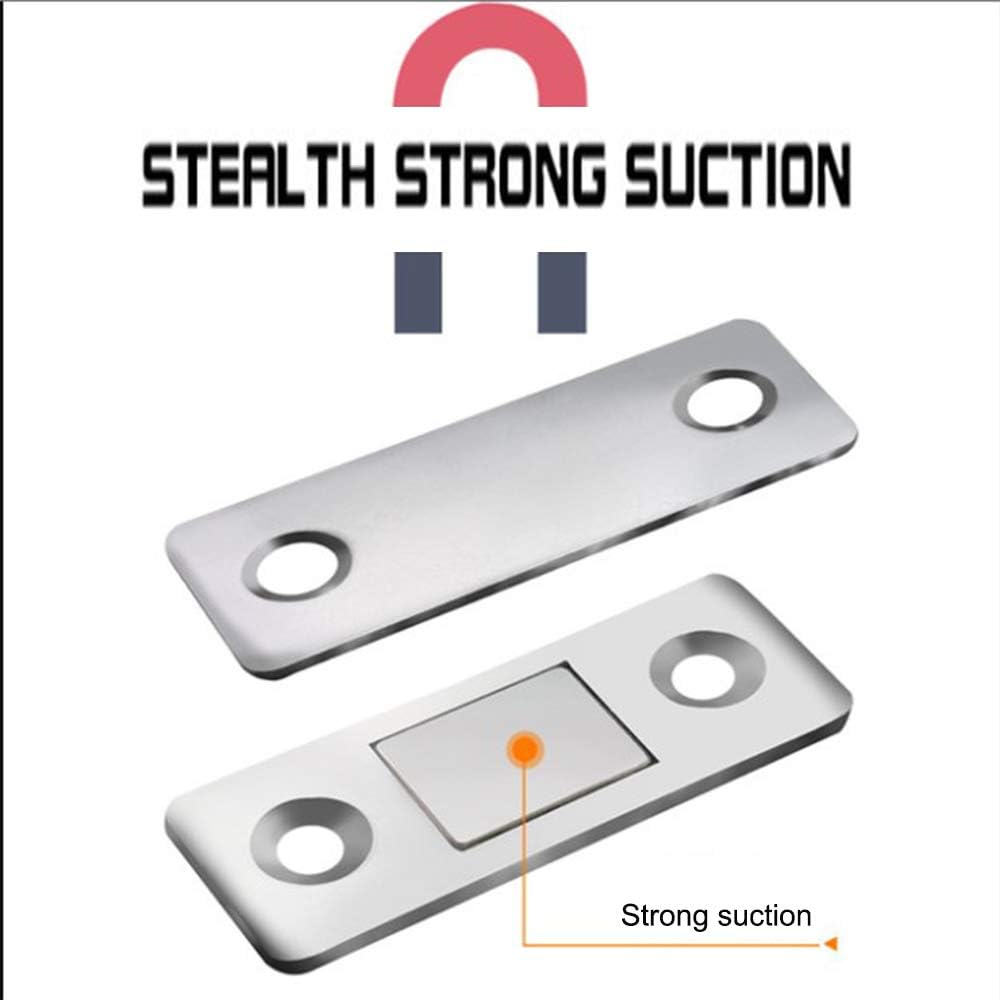 6 Pack Cabinet Door Magnetic Catches, Ultra Thin Adhesive Door Magnets Catch - Image 5
