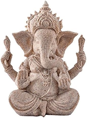 Pixnor sandstone Ganesha buddha elephant statue sculpture handmade figurine