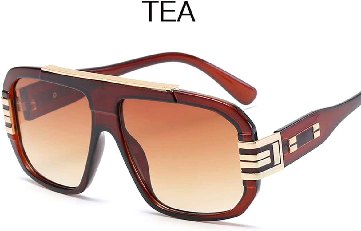 ZJWZ New Trend Big Box Sunglasses UV Protection Unisex Personality Sunglasses
