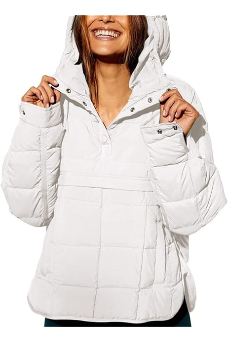 white padded jacket
