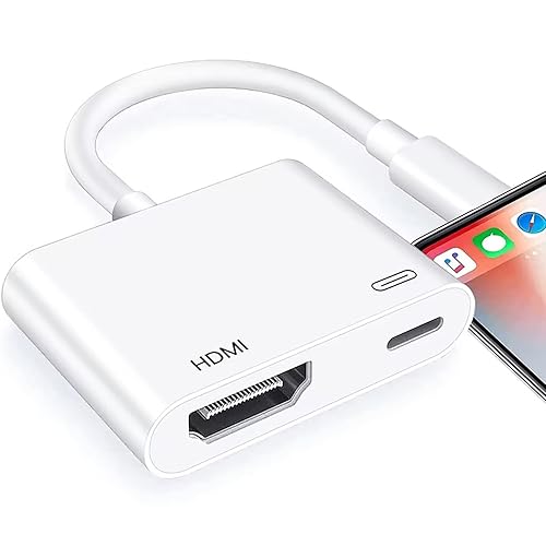 Lightning to HDMI Adapter Apple MFi Certified ], Plug Play