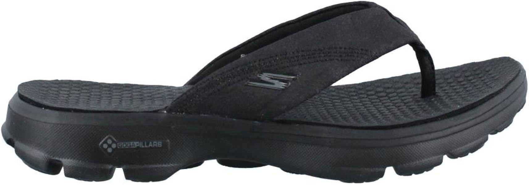 Womens Performance Go Walk Nestle Thong Sandal Black 9 M