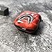 Shark Teeth Camo Softshell Silicone AirPods IMD Case for 1st & 2nd Gen AirPods Charging & Wireless Charging Case Protective Cover and Skin Supreme Gift Bape Boy Girl [NO Button Cutout] (Red)