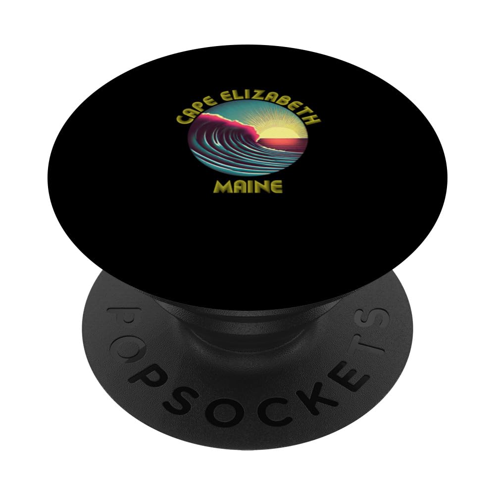 Retro Vintage Cape Elizabeth Clothing - Cape Elizabeth PopSockets Swappable PopGrip