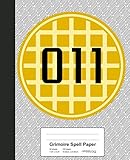 Grimoire Spell Paper: Eleven Waffle 011 Book (Weezag Grimoire Spell Paper Notebook) by Weezag